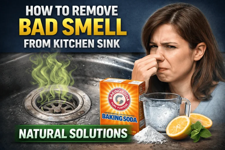 How to Remove Bad Smell from Kitchen Sink