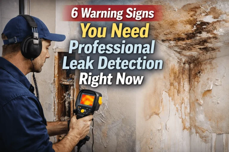 6 Warning Signs You Need Professional Leak Detection Right Now